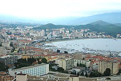 Vista general de Ajaccio
