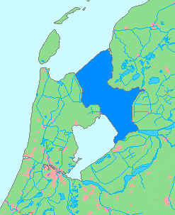 Representación cartográfica y esquemática de la región de los lagos interiores