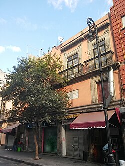 Casa donde vivió Humboldt en la Ciudad de México