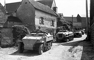 Semioruga Sd.Kfz 251 en Francia en 1944
