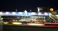 Recta principal del circuito de Sebring durante la noche