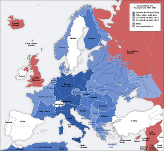 Suiza mantuvo su política de neutralidad pese a estar rodeada por territorio controlado por las Potencias del Eje durante la Segunda Guerra Mundial.