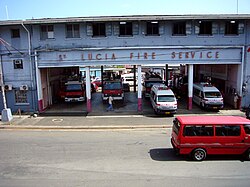 Parque de bomberos.