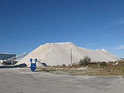 Caolinita extraída en la mina de Peñausende en España