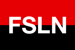 Bandera del Frente Sandinista de Liberación Nacional