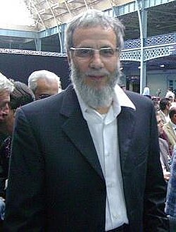 Yusuf en una exposición musulmana en Londres en 2008