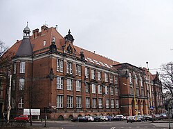 Edificios de institutos tecnológicos y de química en Szczecin, Polonia.