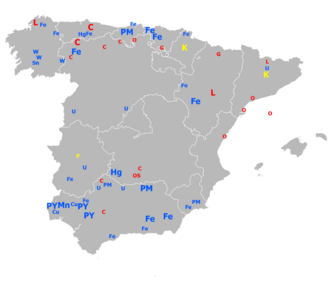 Mapa de recursos naturales