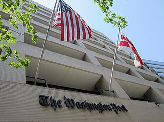 Fachada y sede principal de The Washington Post en Washington D.C.