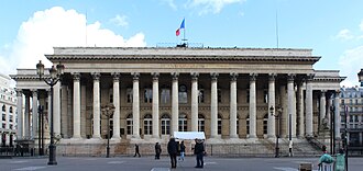 Palais Brongniart, sede histórica de la Bolsa de París