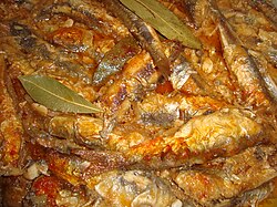 Sardinas en escabeche tradicionales de España