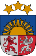 Versión menor del Escudo de Letonia