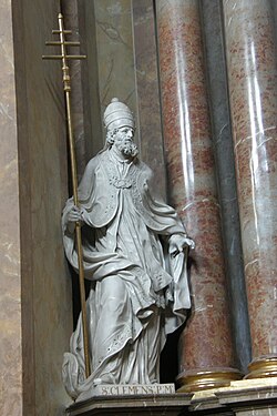 Estatua de san Clemente en la República Checa