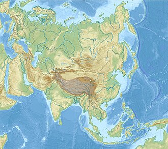 Mapa detallado de Siberia ubicada en Asia