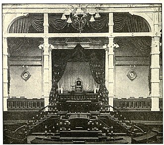Fotografía del edificio de la Cámara de los Pares