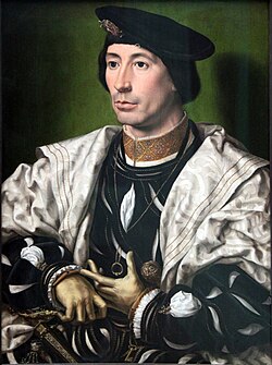 Retrato de Balduino de Borgoña por Jan Gossaert