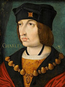Retrato histórico de Carlos VIII de Francia