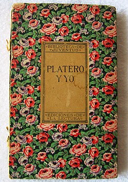 Primera edición de Platero y yo