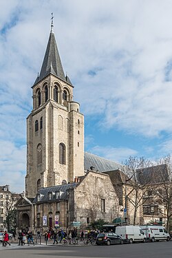 Vista general relacionada con el entorno urbano de Saint-Germain-des-Prés