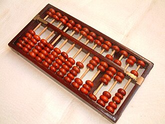 Ábaco chino tradicional o Suanpan