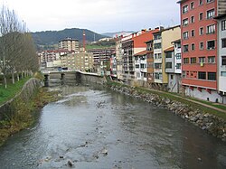Vista general del Río Deva en su entorno natural