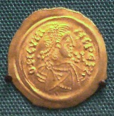 Moneda de Cuniperto acuñada en Milán