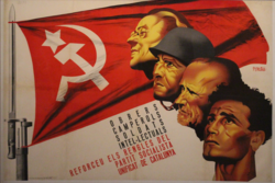 Cartel propagandístico del PSUC creado por Josep Renau