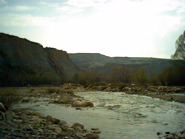 Paisaje del entorno del río Aurín