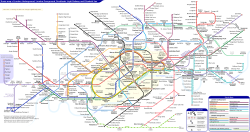 Mapa general de los servicios ferroviarios y subterráneos operados por TfL
