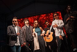 Jóvenes músicos de jazz en Medellín