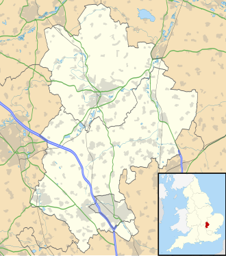 Posición del aeropuerto dentro de Bedfordshire