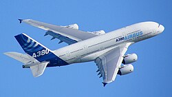 Airbus A380 en tierra
