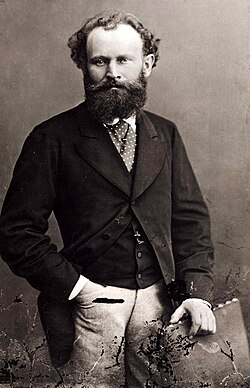 Retrato fotográfico de Édouard Manet por Nadar