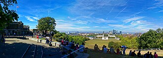 Vista general de Greenwich con sus edificios históricos