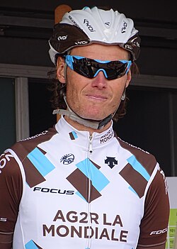 Retrato del ciclista Johan Vansummeren