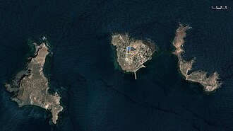 Vista satelital del archipiélago