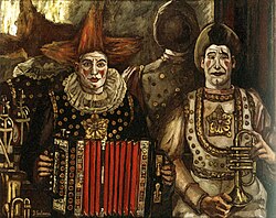 Cuadro Los payasos