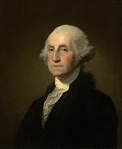George Washington presidiendo la Convención Constitucional