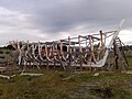 Estructura del casco de la goleta Ancud