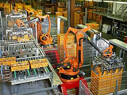 Fábrica automatizada de procesamiento de alimentos
