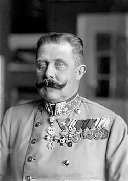 Retrato fotográfico del archiduque Francisco Fernando de Austria