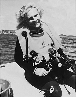 Riefenstahl como buceadora