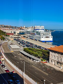 Tráfico ro-ro en el puerto de Santander