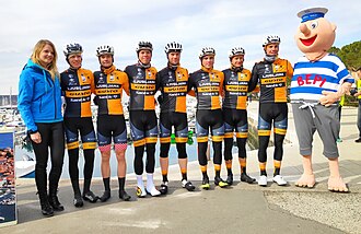 Fotografía representativa del equipo ciclista