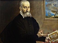 Retrato de Giulio Clovio por El Greco