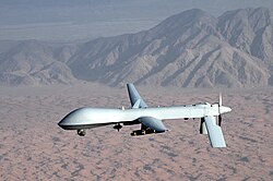 Aeronave no tripulada utilizada en operaciones militares selectivas