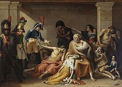 Pintura histórica titulada El hambre en Madrid, 1818, obra de José Aparicio
