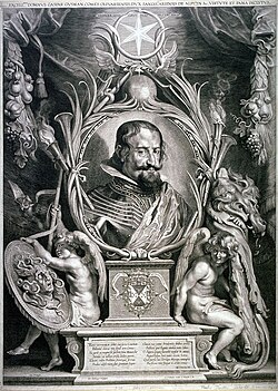 Grabado del Conde-Duque de Olivares en los Fine Art Museums de San Francisco
