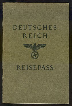 Pasaporte del Tercer Reich