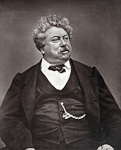 Retrato de Alejandro Dumas, autor de La Dama de Monsoreau